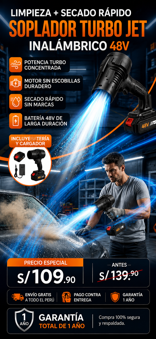 SOPLADOR TURBO JET
